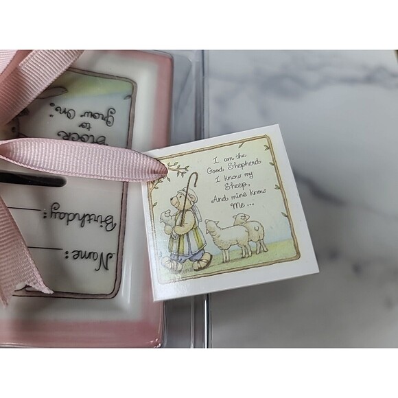 1998 " Christening Block To Grow On" Piggy Bank - Picture 6 of 10